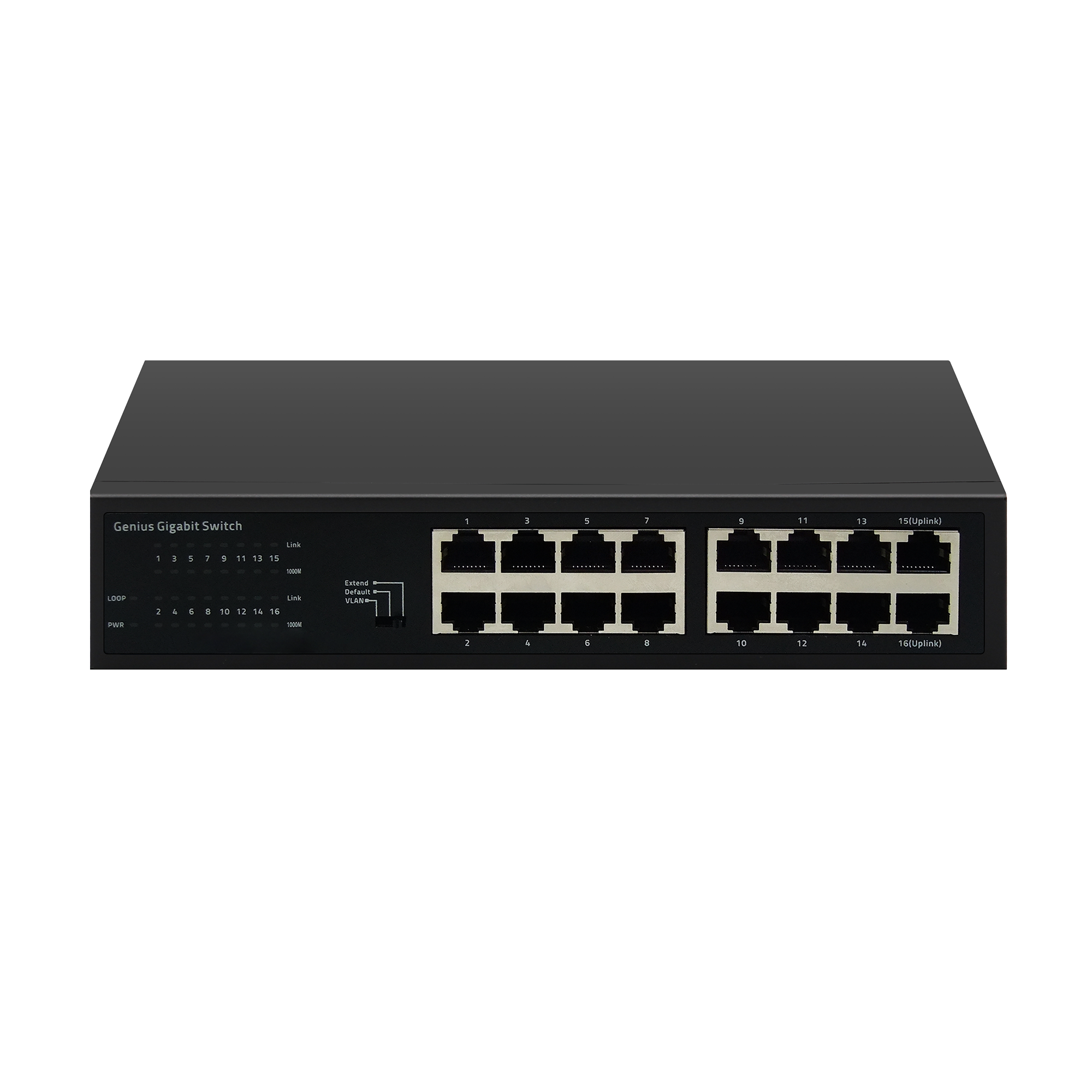 16-port Gigabit Ethernet switch