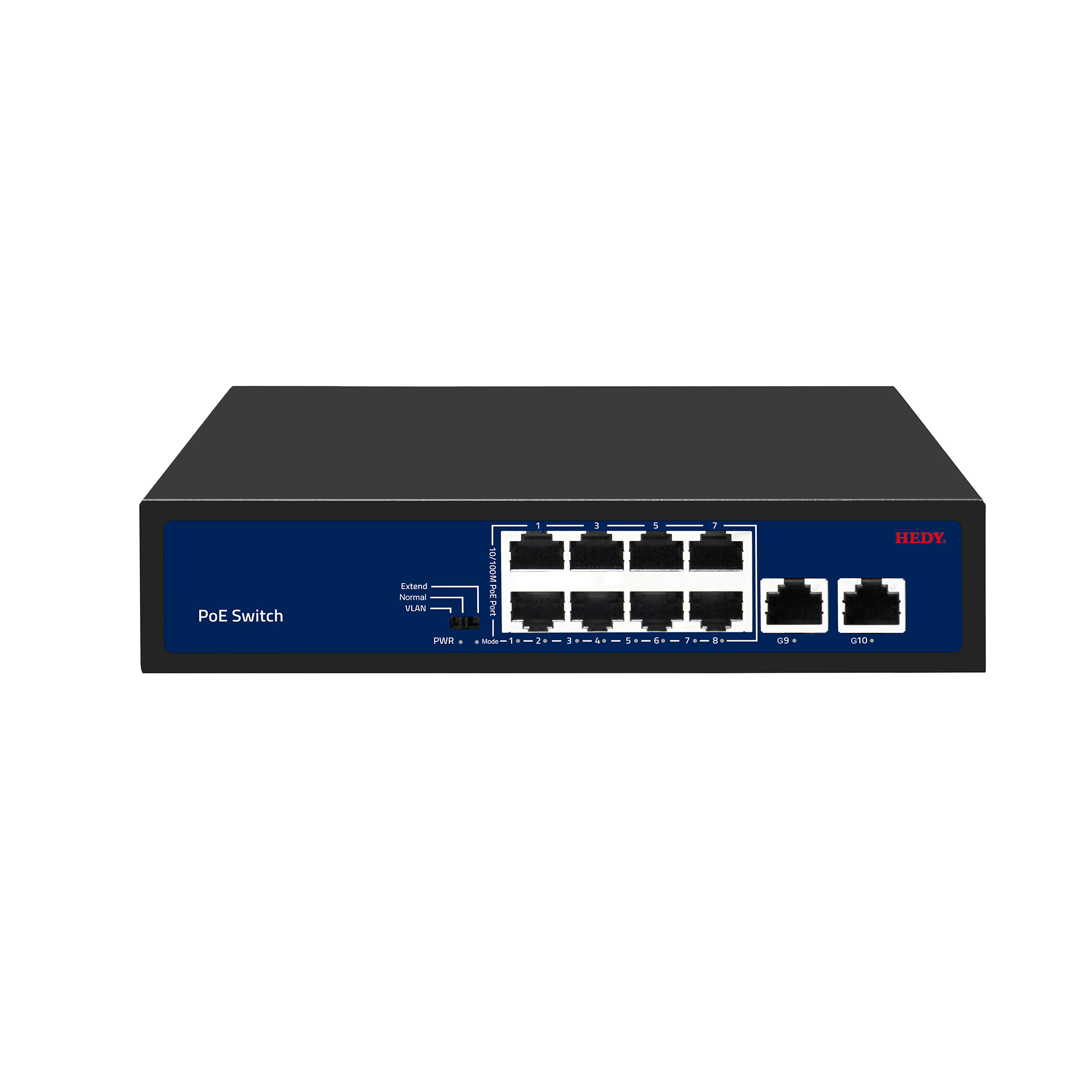 10-Port Gigabit Uplink PoE Switch
