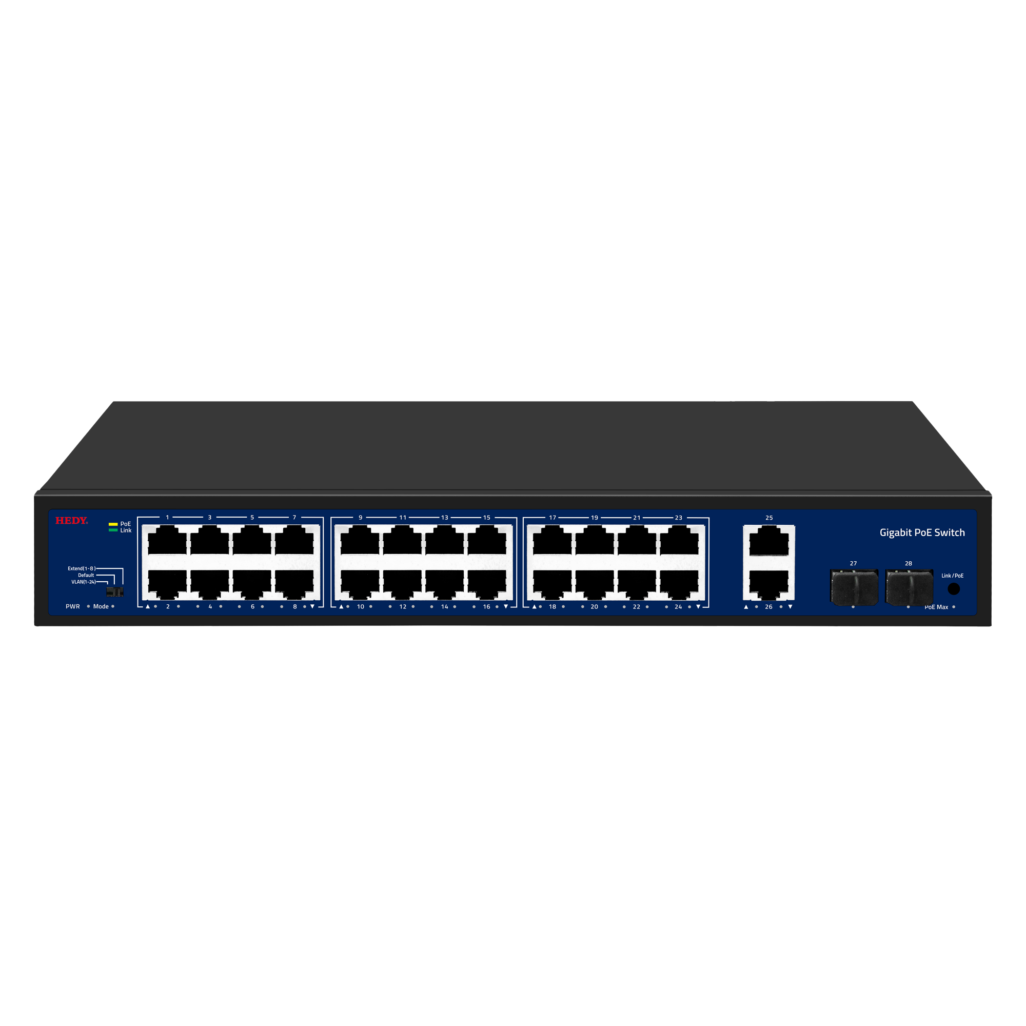 28-Port Gigabit PoE Switch
