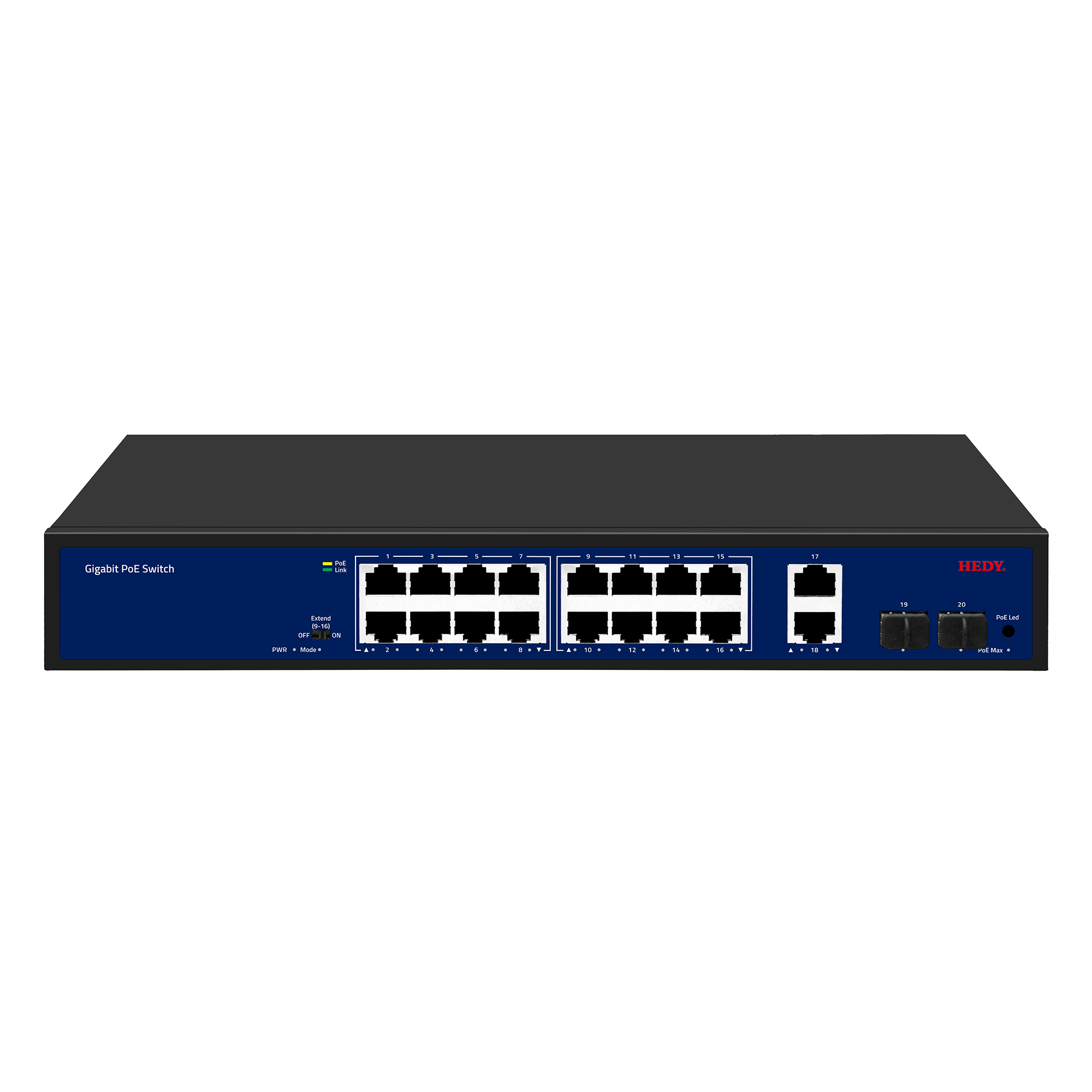 20-Port Gigabit PoE Switch