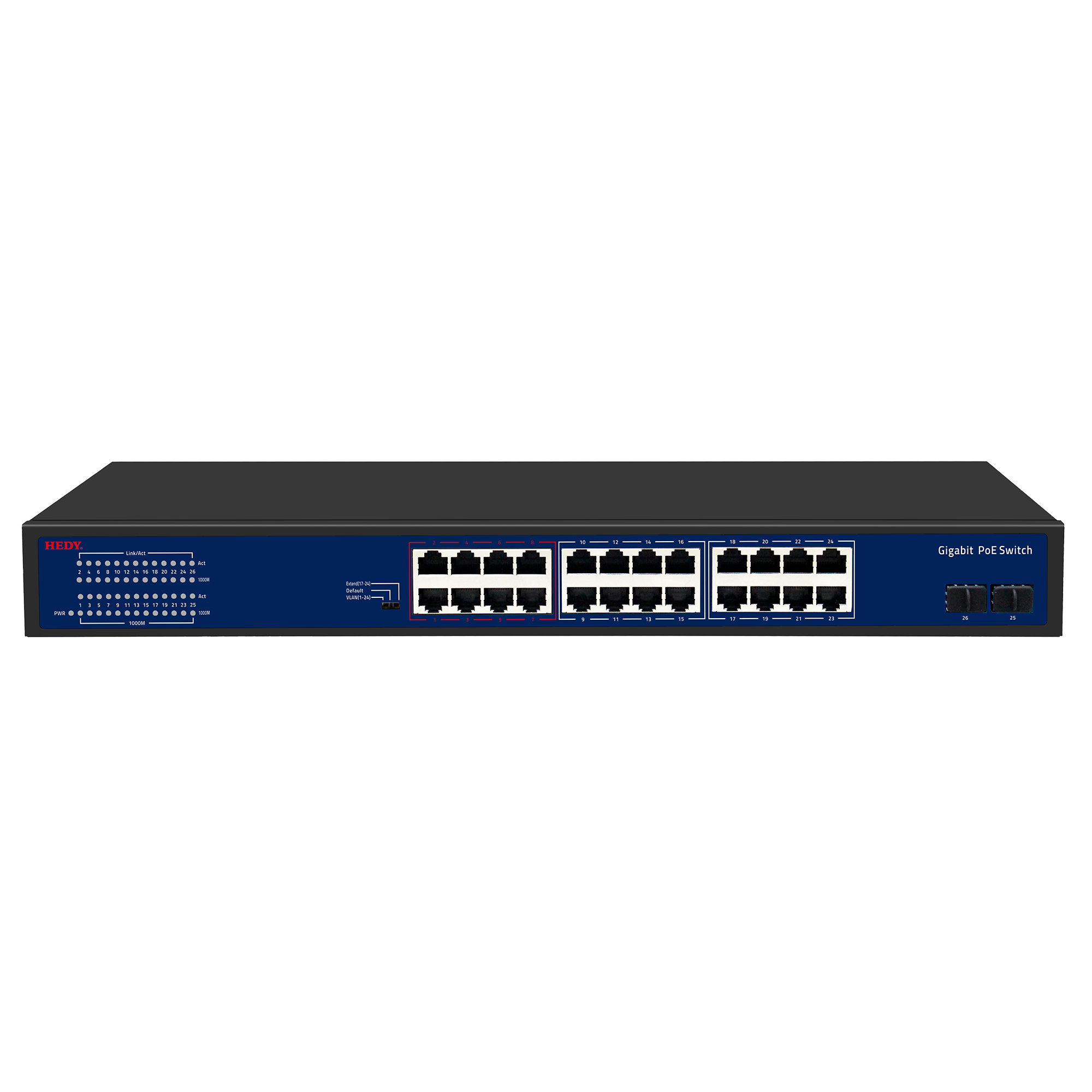 26-Port Gigabit PoE Switch