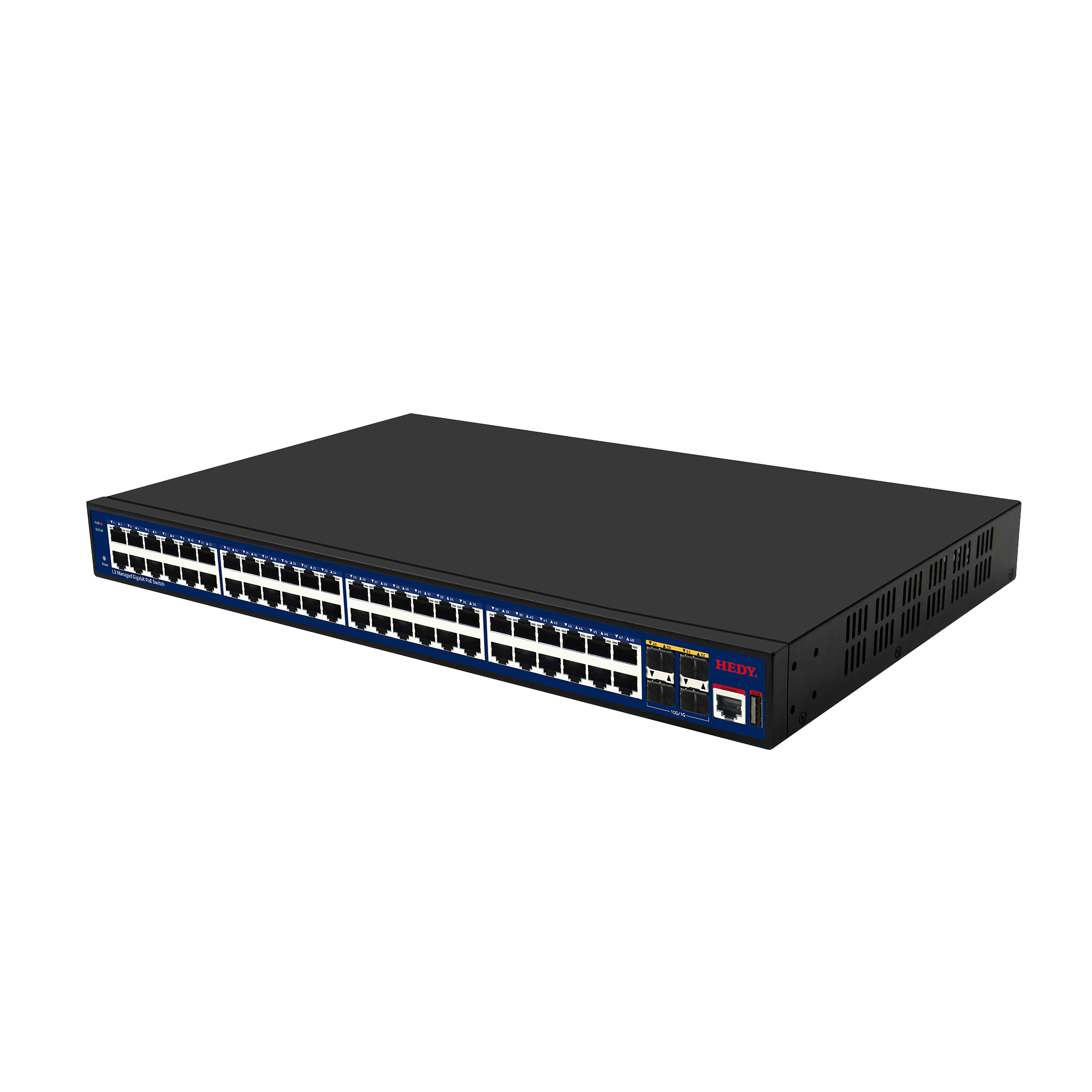 L3 Managed Type Gigabit 52-Port PoE Switch - 图片 3
