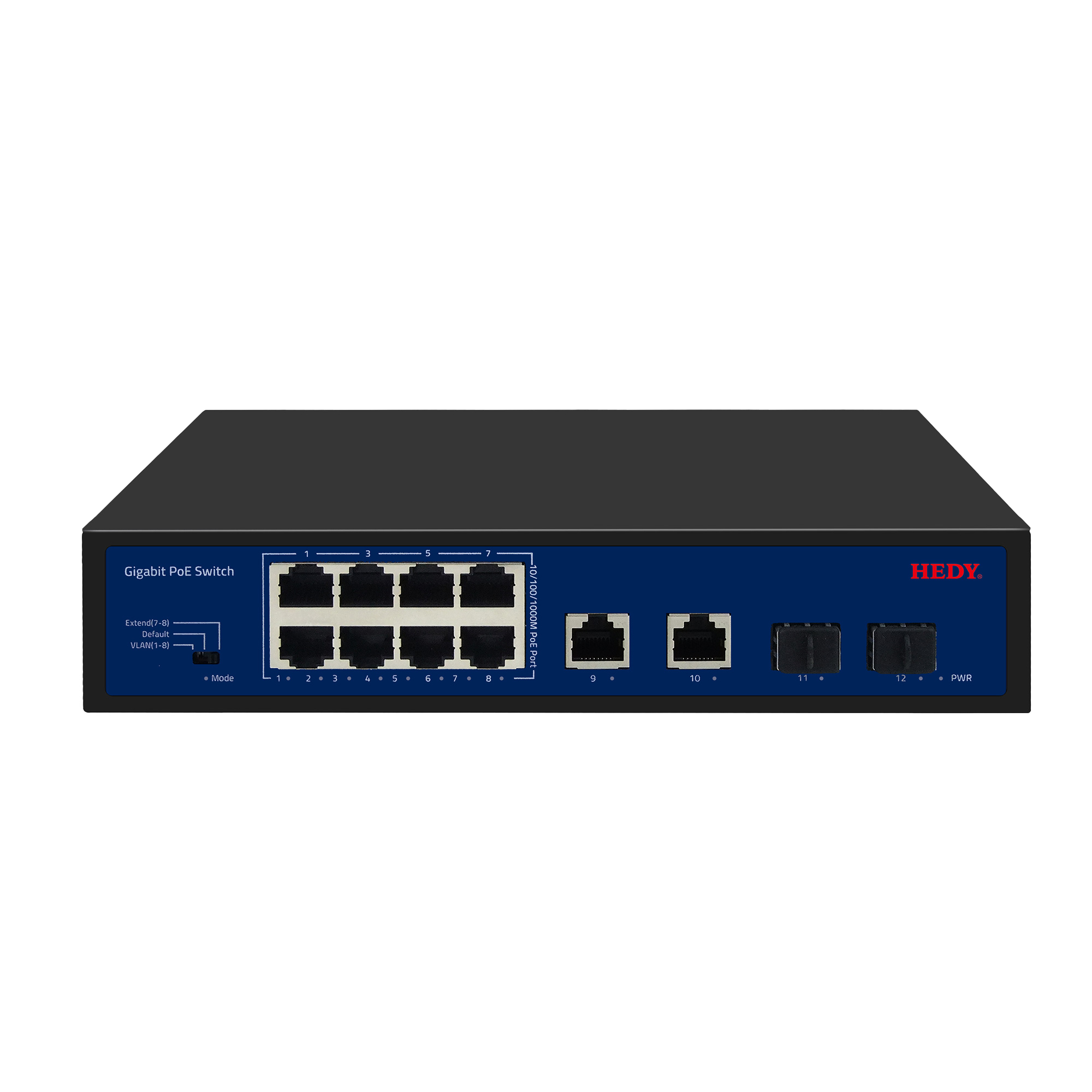 12-Port Gigabit PoE Switch