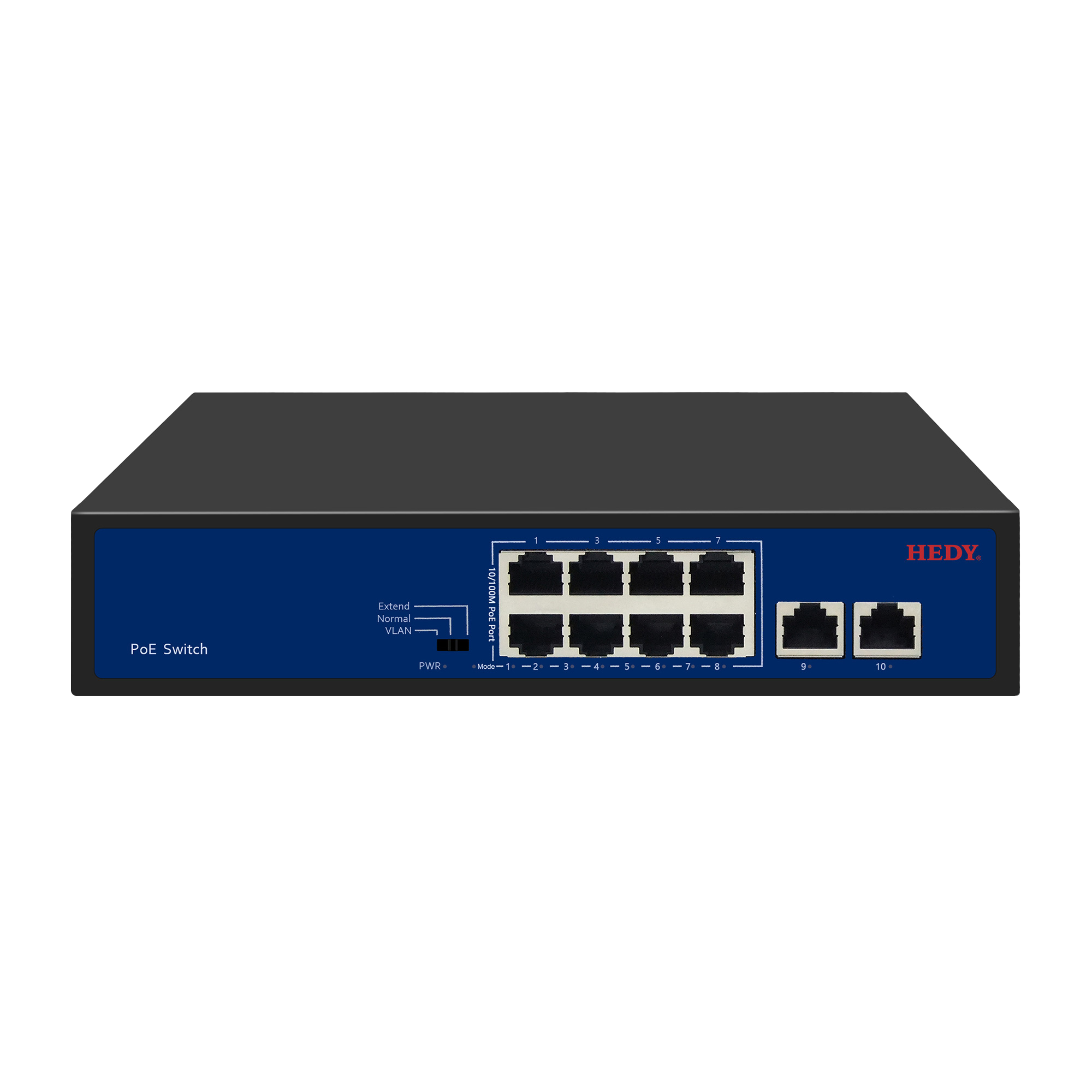 10-Port Megabit PoE Switch