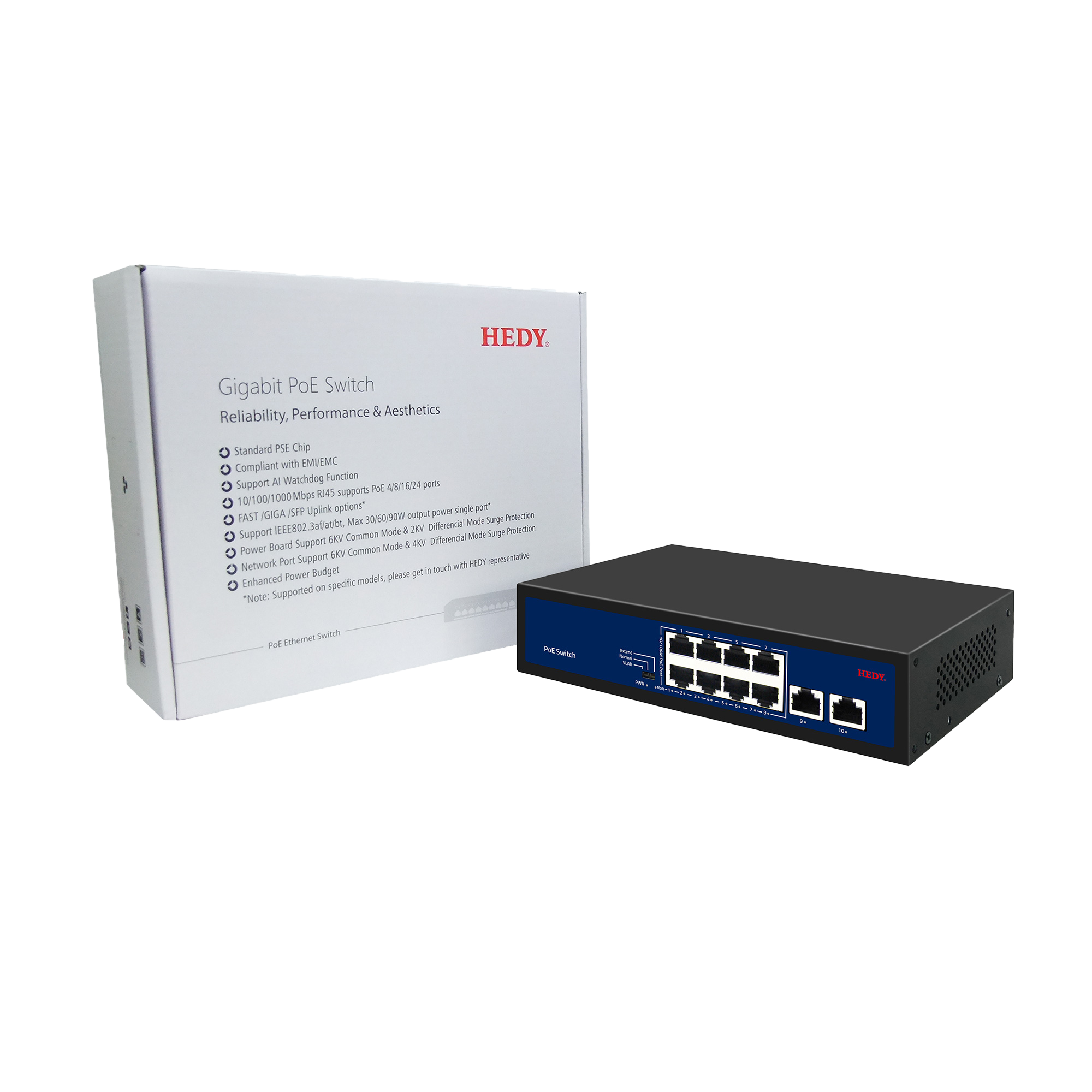 10-Port Megabit PoE Switch - 图片 6