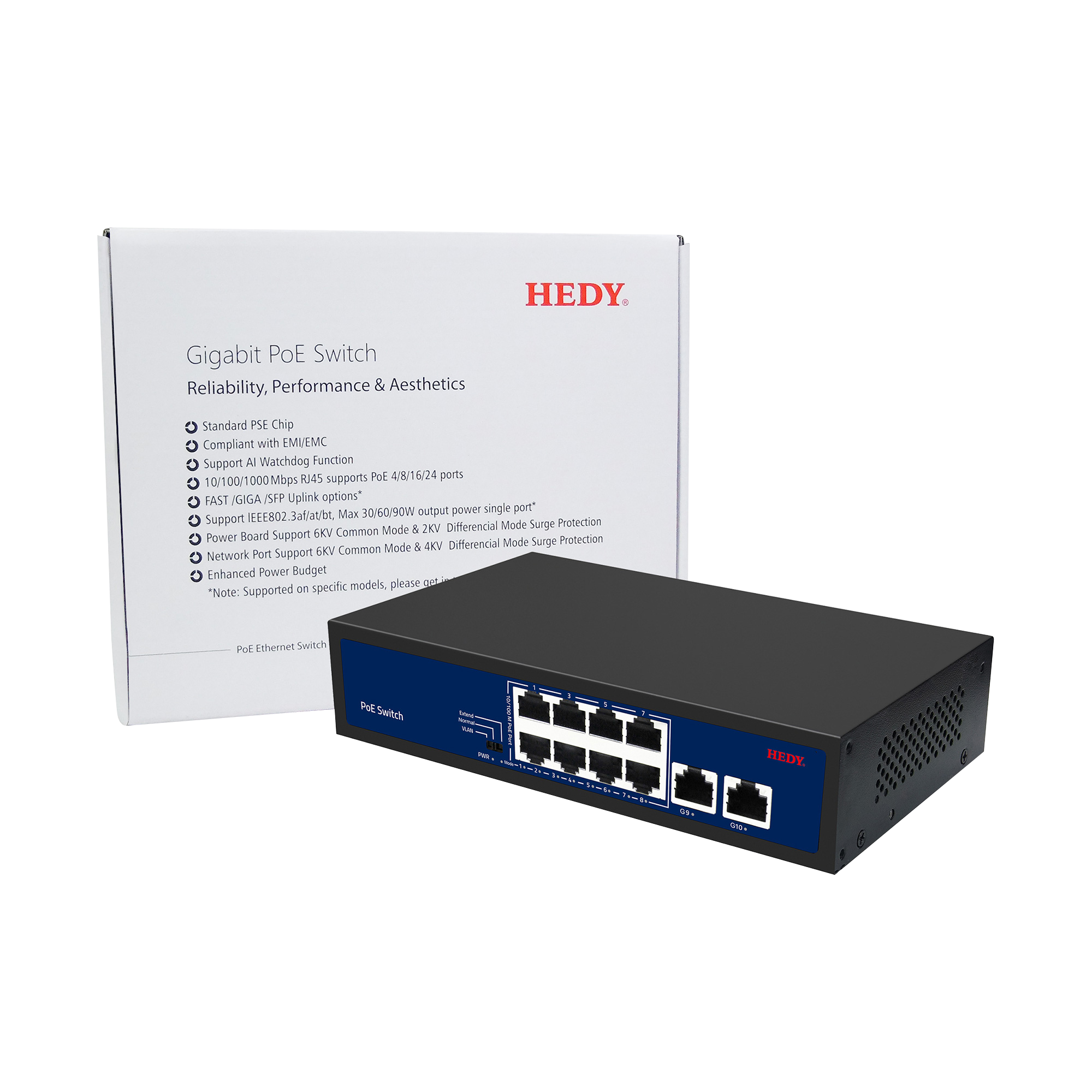 10-Port Gigabit Uplink PoE Switch - 图片 6