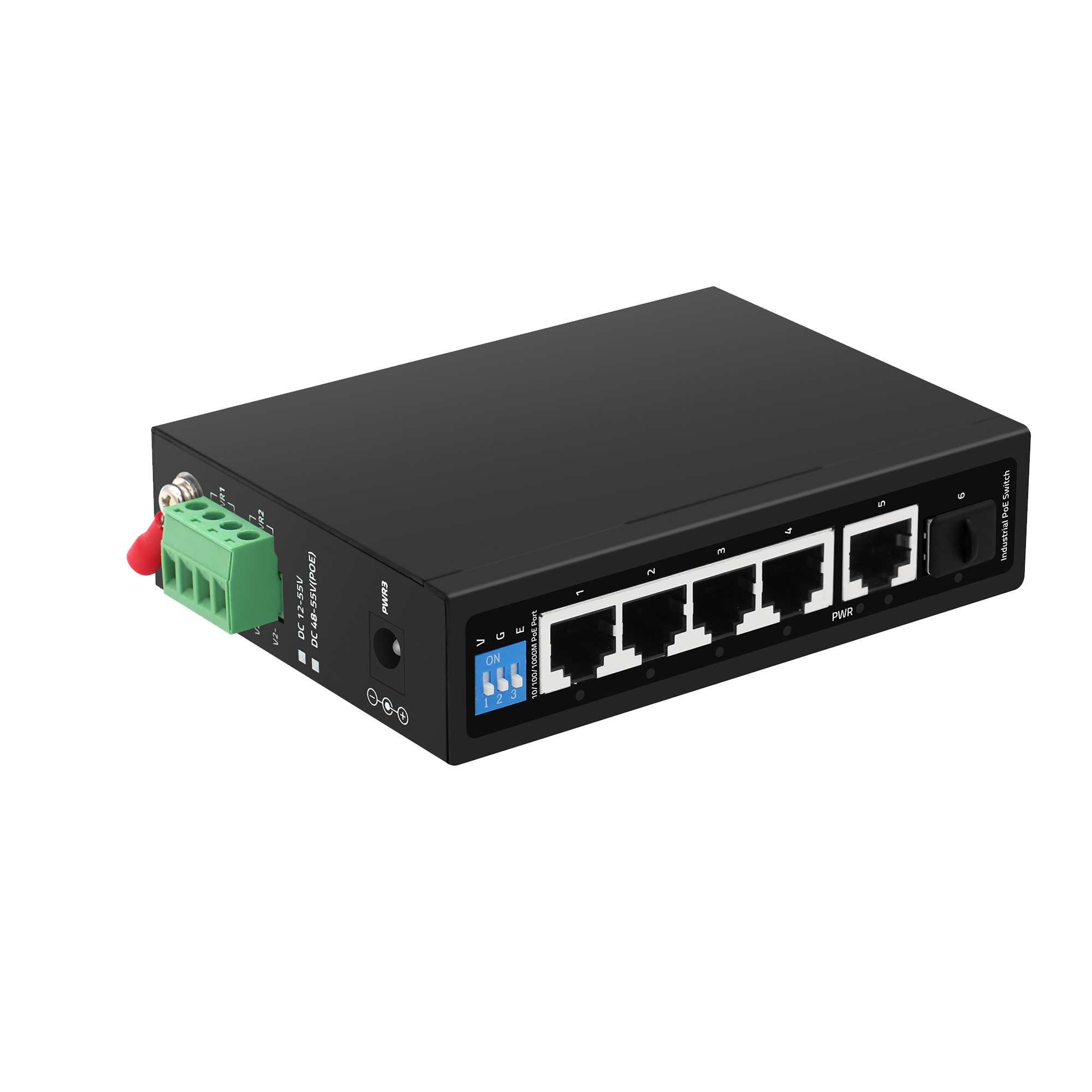 Industrial 6-Port Gigabit PoE Switch - 图片 2