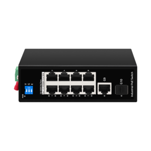 Industrial 10-Port Gigabit Uplink PoE Switch