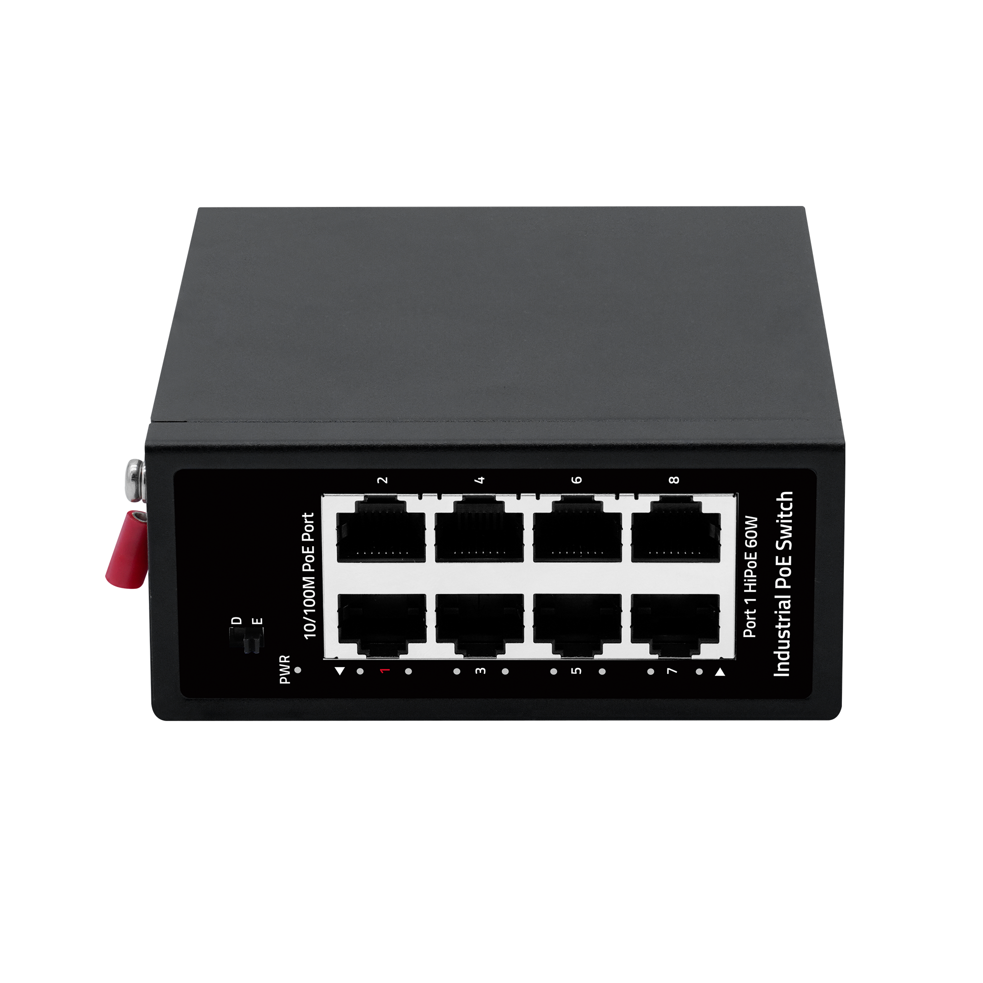 Industrial 8-Port Megabit PoE Switch