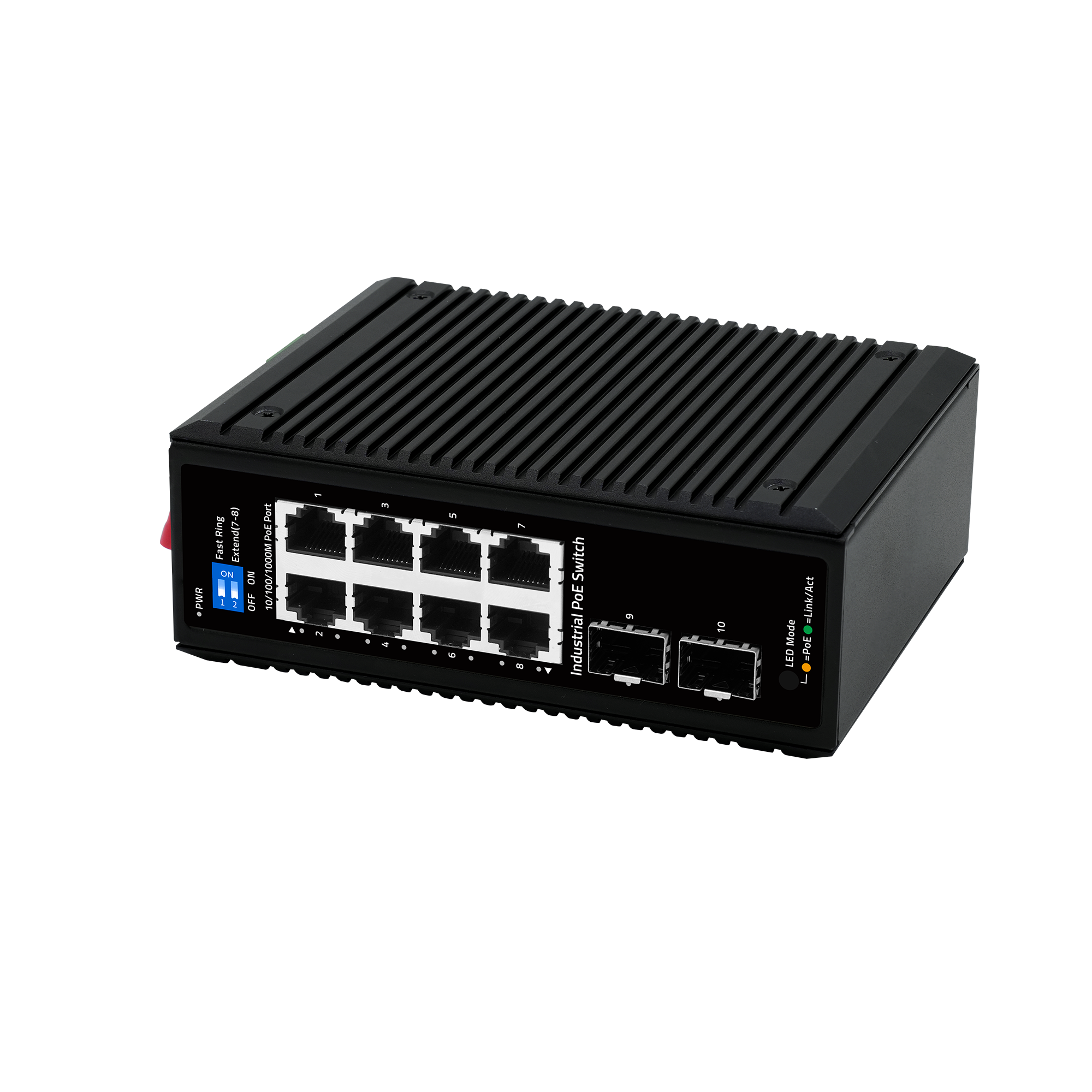 Industrial 10-Port Gigabit PoE Switch - 图片 3