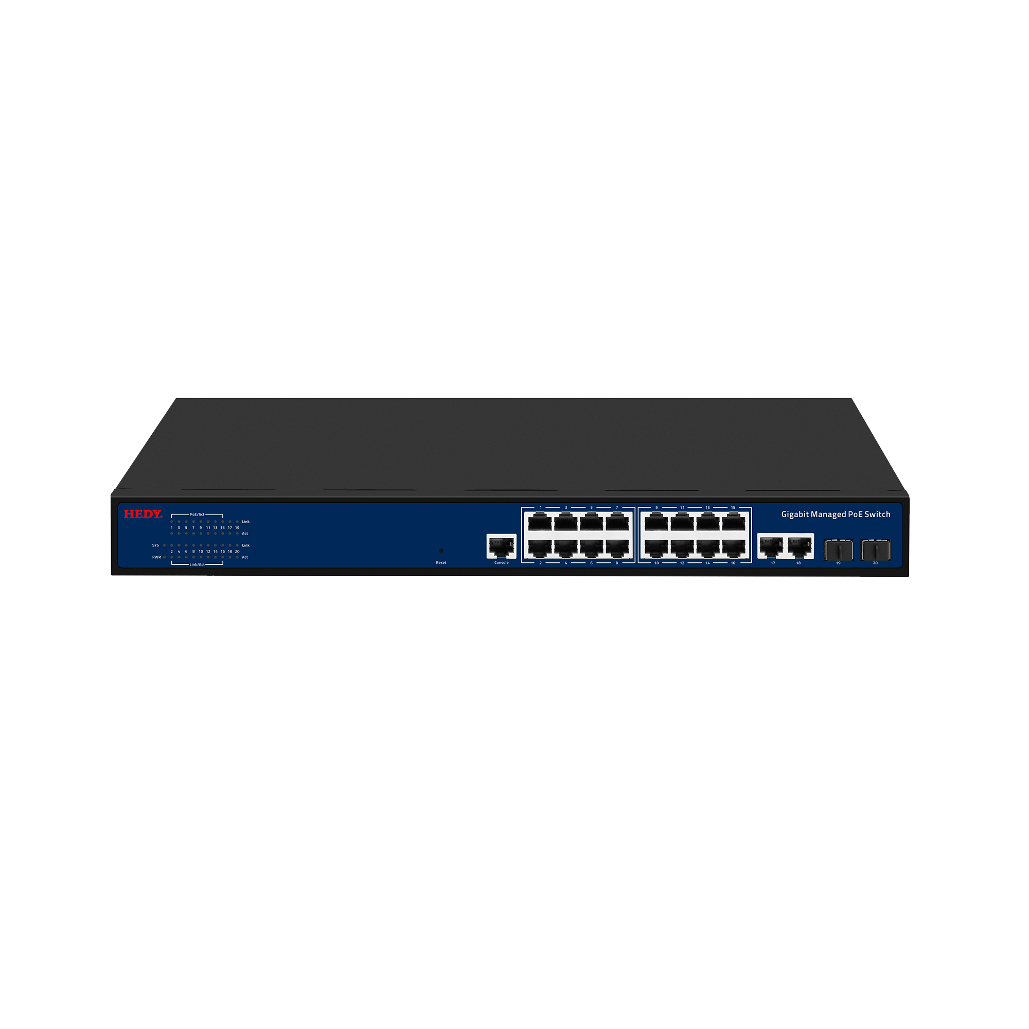 L2 Managed Type Gigabit 20-Port PoE Switch