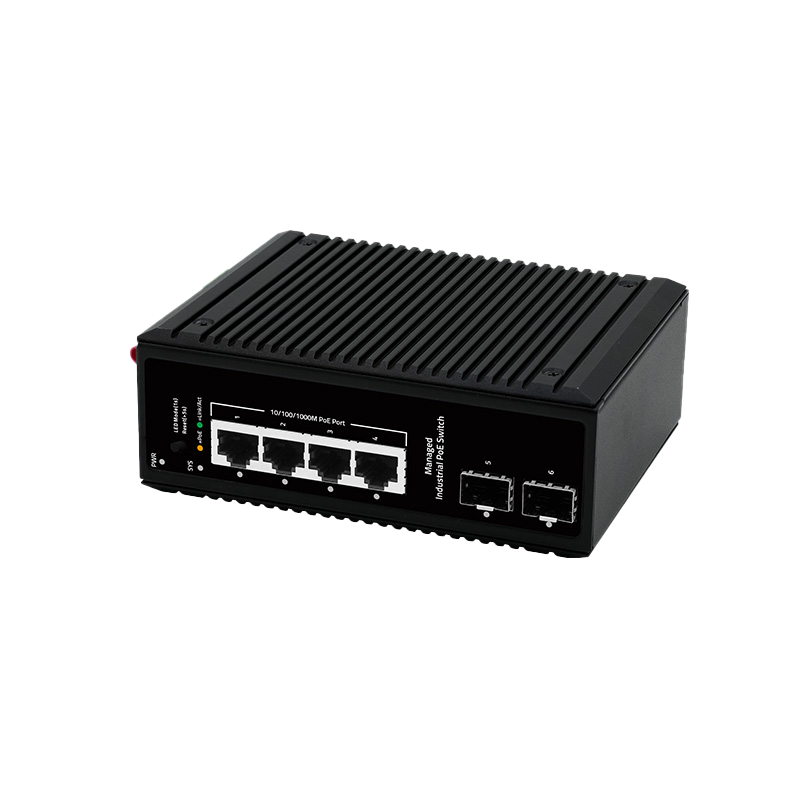 Industrial 6-Port Gigabit Managed PoE Switch - 图片 3