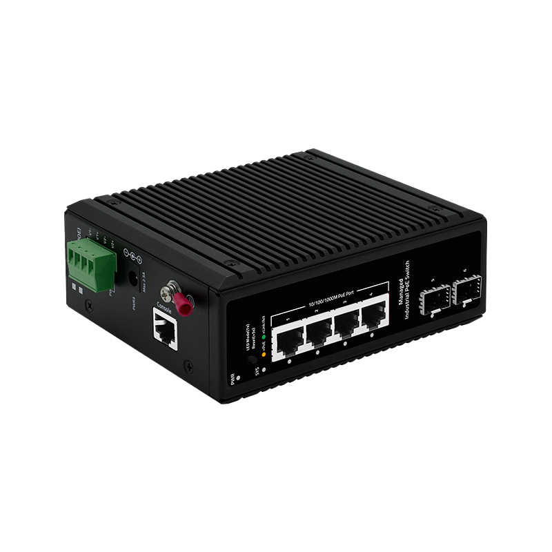 Industrial 6-Port Gigabit Managed PoE Switch - 图片 2