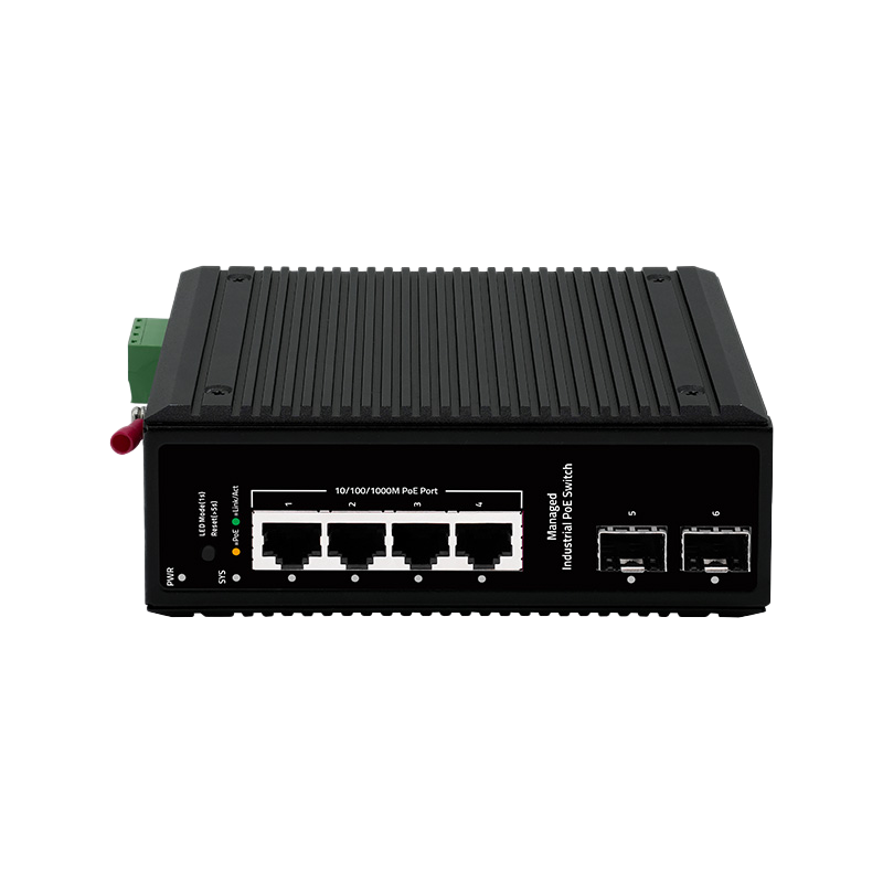 Industrial 6-Port Gigabit Managed PoE Switch