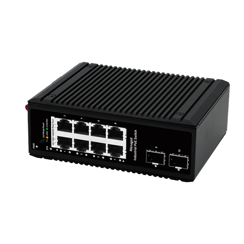 Industrial 10-Port Gigabit Managed PoE Switch - 图片 3
