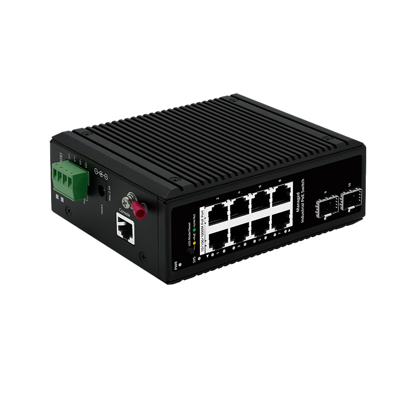 Industrial 10-Port Gigabit Managed PoE Switch - 图片 4
