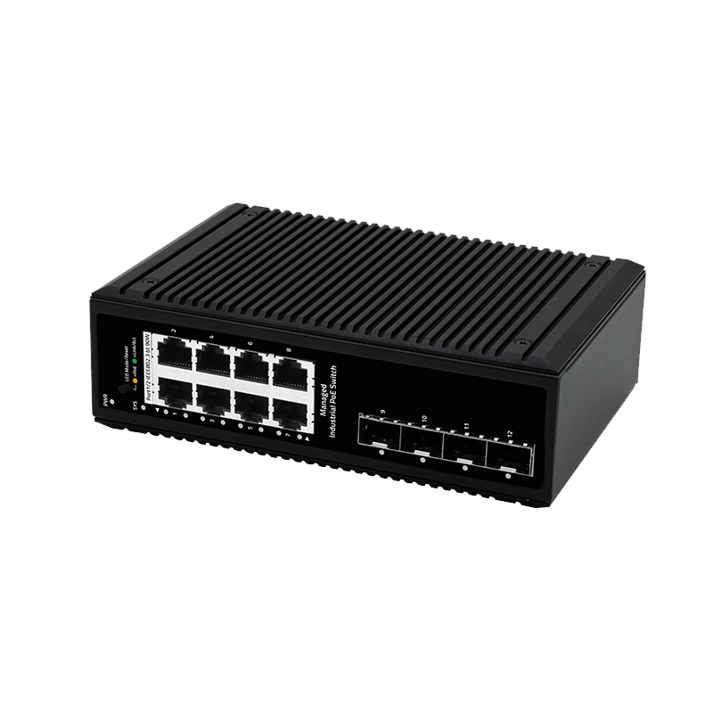 Industrial 12-Port Gigabit Managed PoE Switch - 图片 4