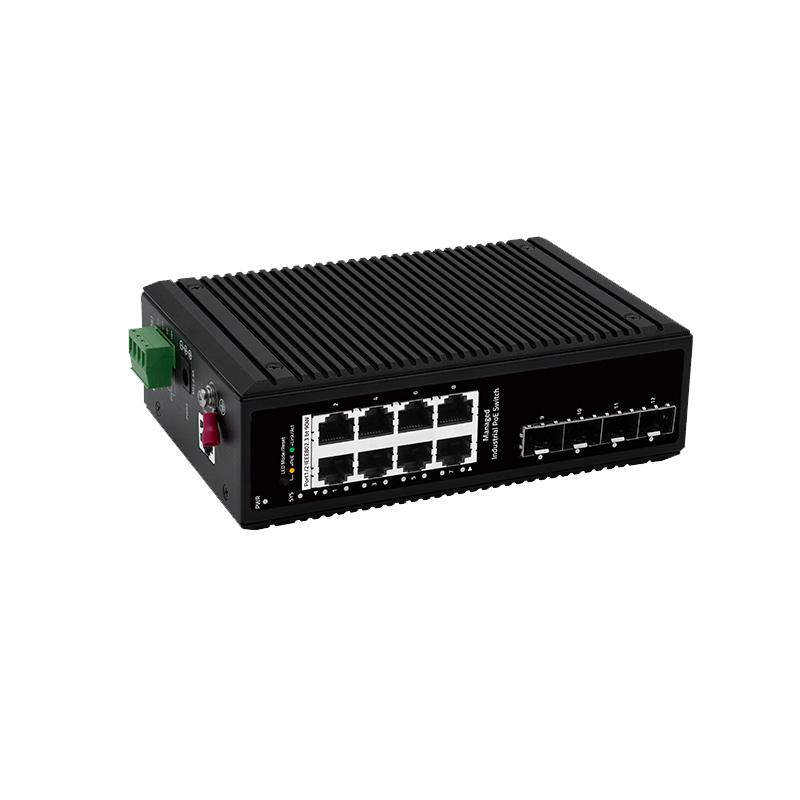 Industrial 12-Port Gigabit Managed PoE Switch - 图片 3