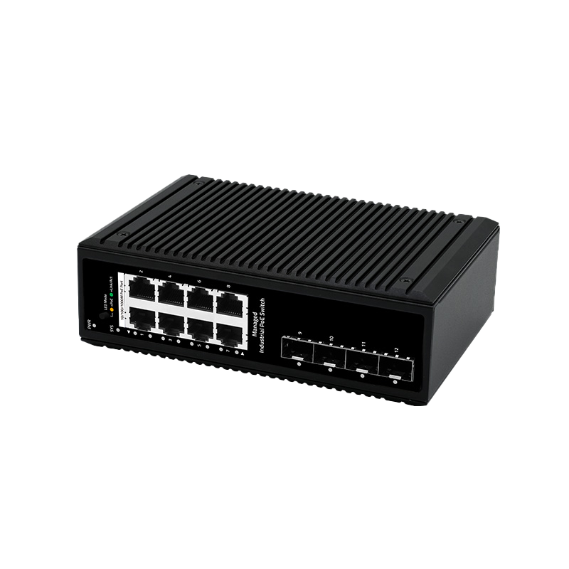 Industrial 12-Port Gigabit Managed PoE Switch - 图片 3