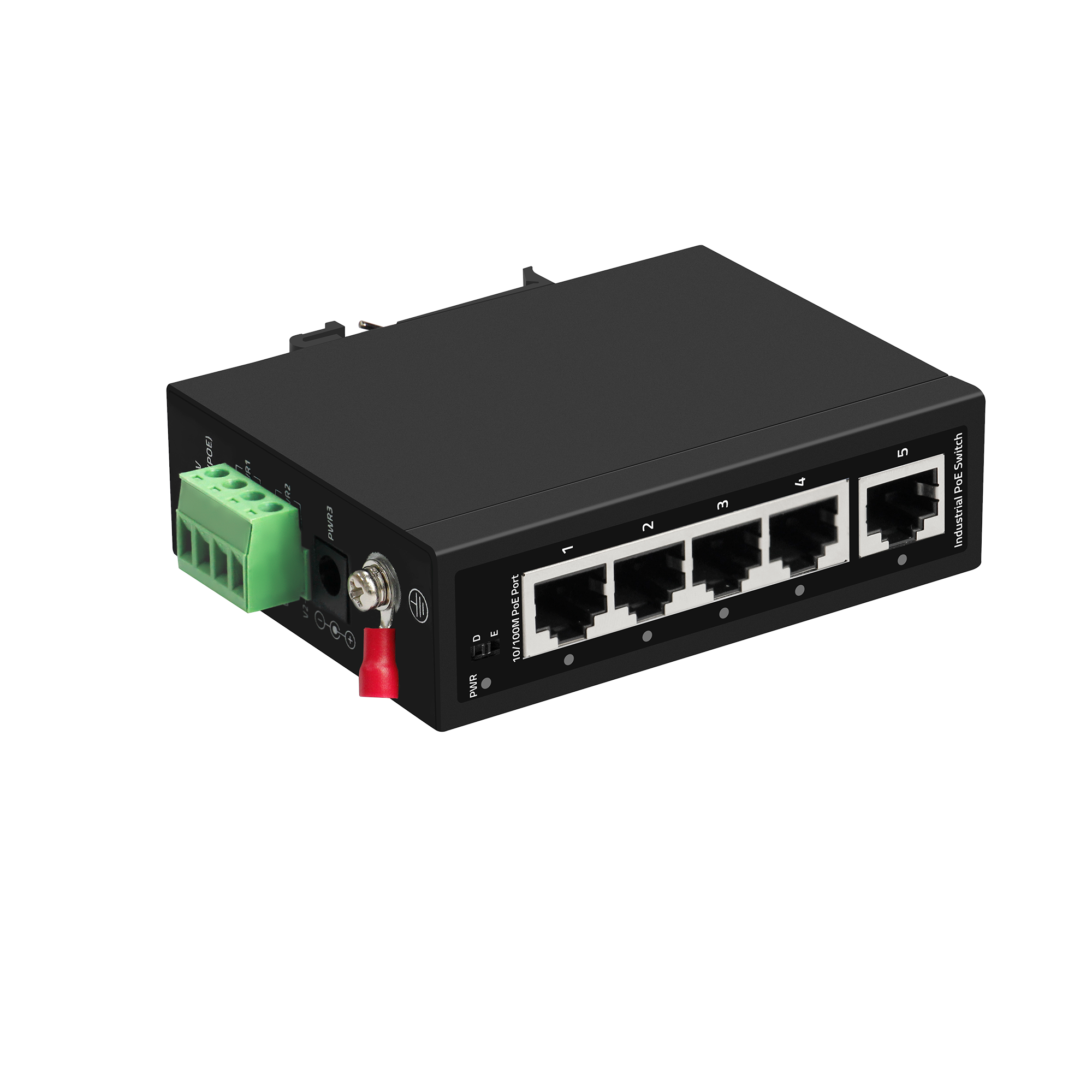 Industrial 5-Port Megabit PoE Switch - 图片 5