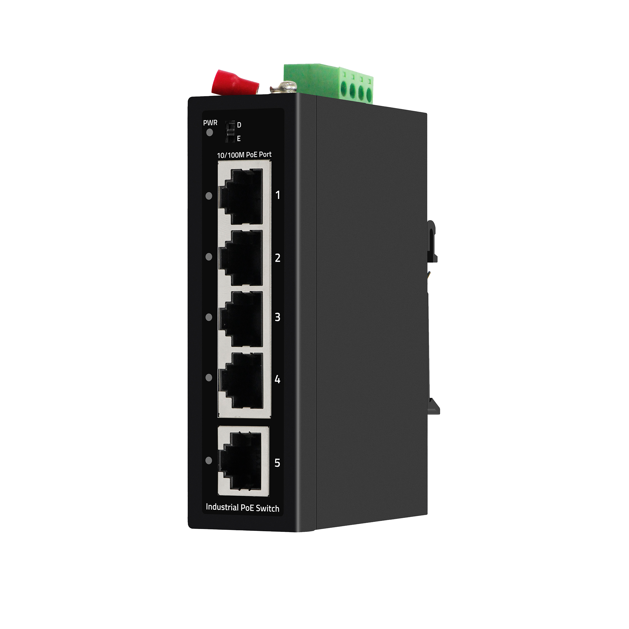 Industrial 5-Port Megabit PoE Switch - 图片 2