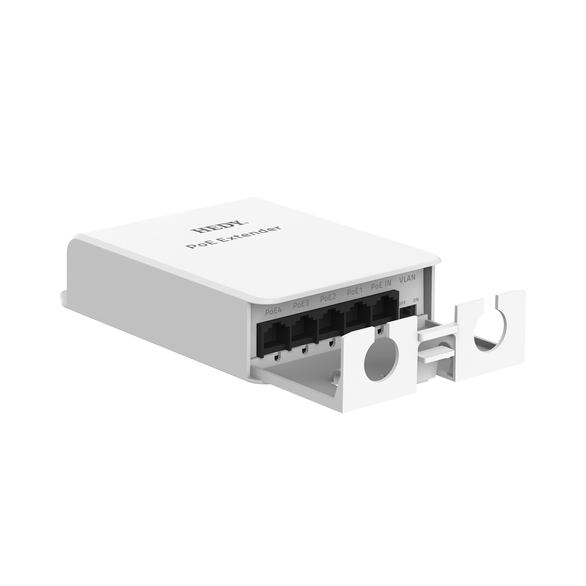 5-Port Gigabit Waterproof 60W POE Extender - 图片 4