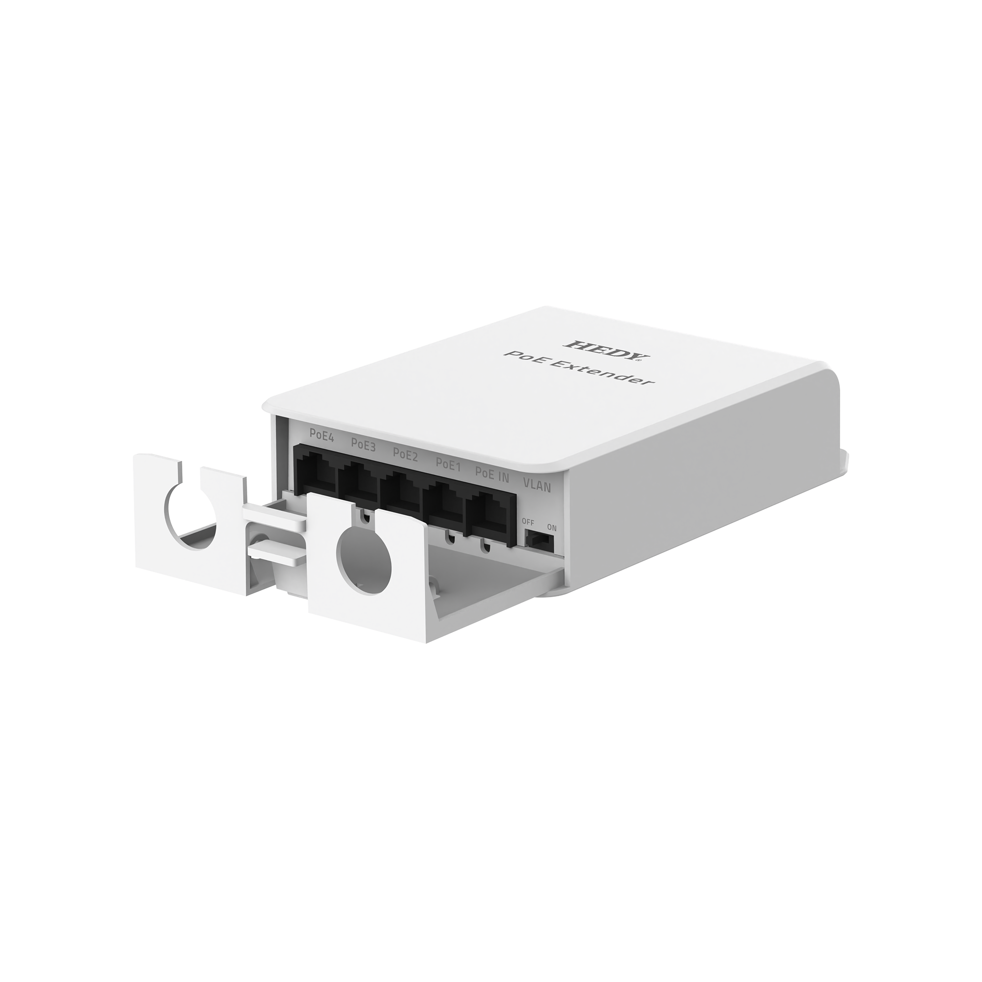 5-Port Gigabit Waterproof 60W POE Extender - 图片 3