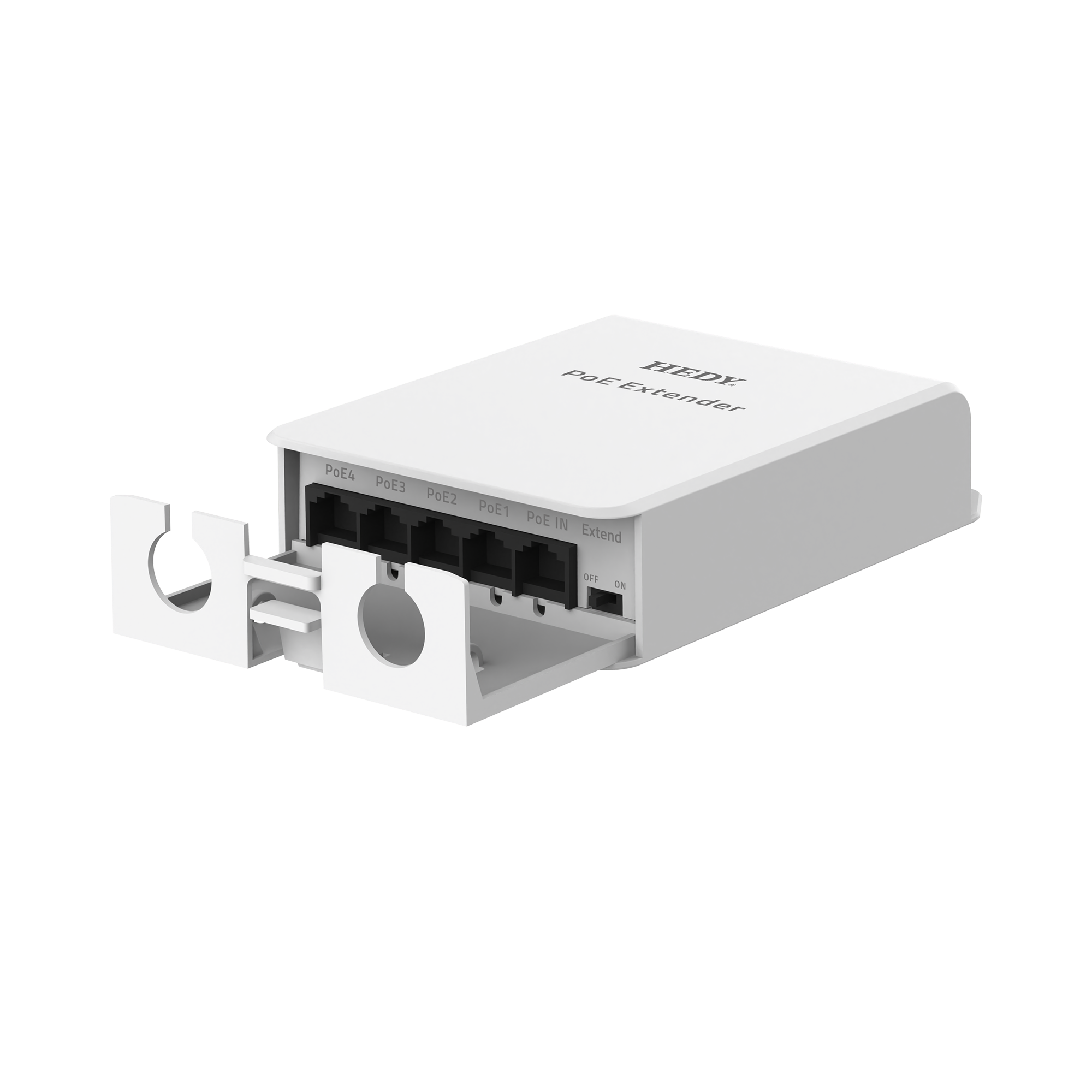 5-Port Megabit Waterproof 60W POE Extender - 图片 4