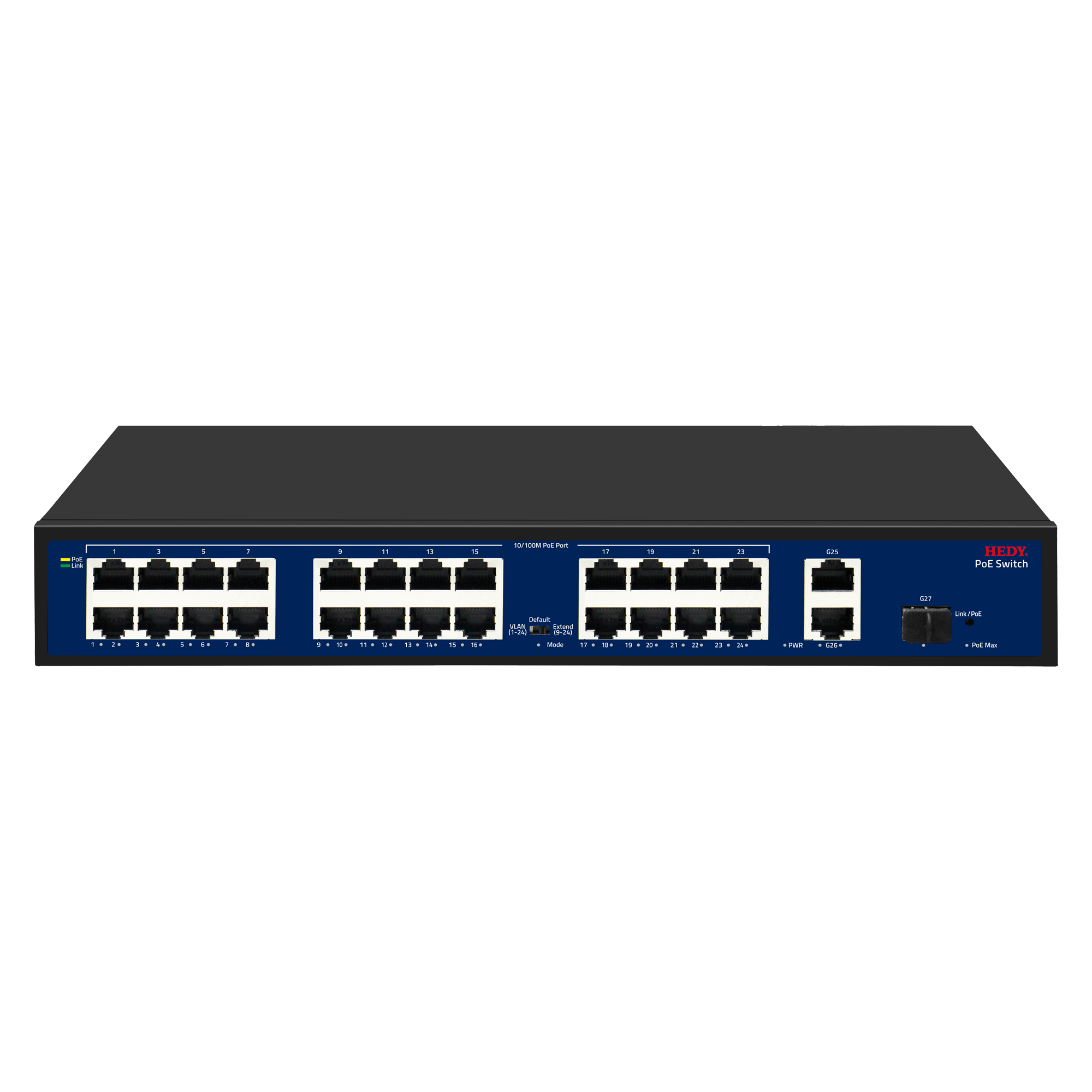 27-Port Gigabit Uplink PoE Switch